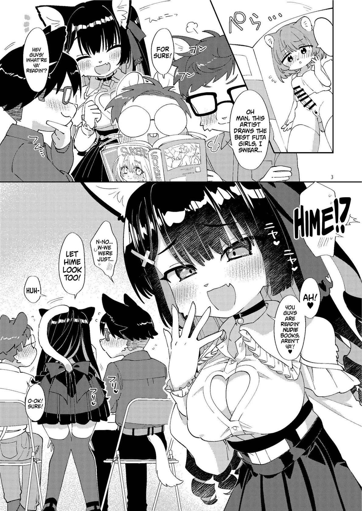 (Kemoket 12) [Nenneko Tanuki (Tanutan)] Otasa no Hime-chan wa *** ni Yowai | Princess Of The Nerd Circle Has A Weak Dick! [English] [Mr_Person]