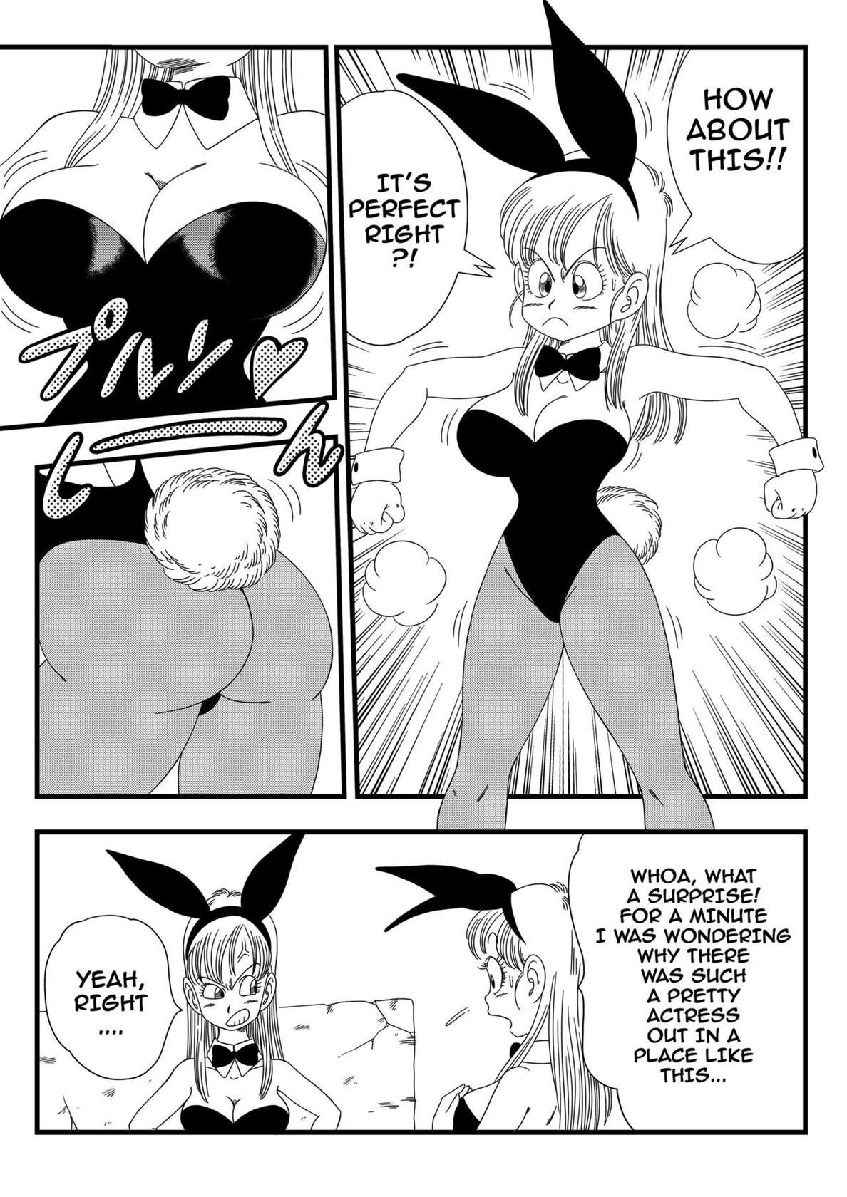 [Yamamoto] Bunny Girl Transformation! (Dragon Ball) [English] [Decensored]