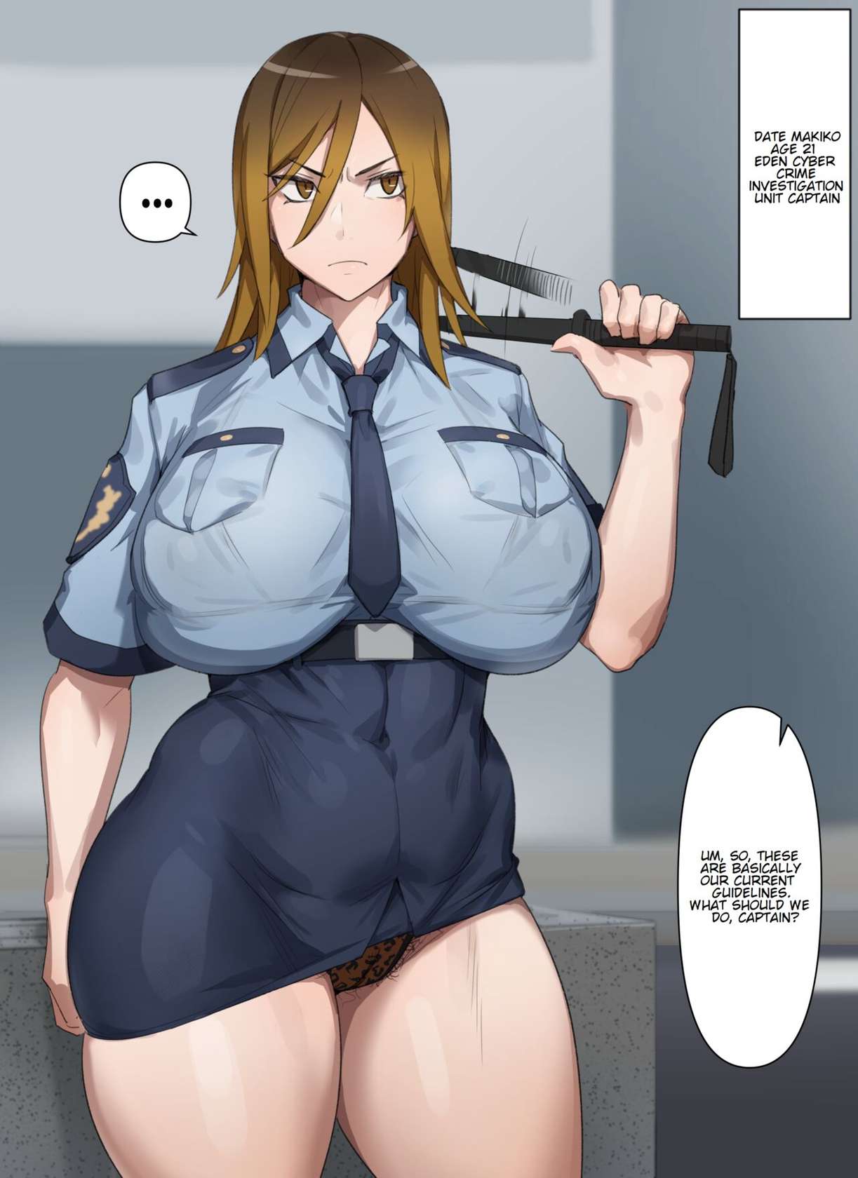 [Kunaboto] Gal Keisatsukan Makiko | Gal Police Officer Makiko (Digimon Story Cyber Sleuth) [English]