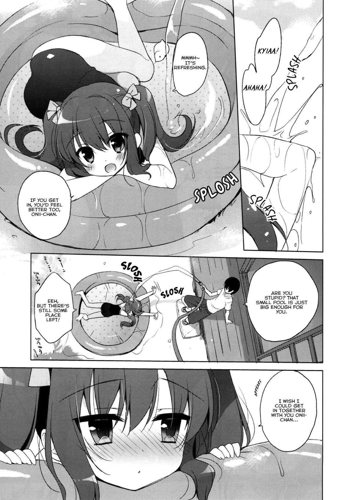 (C88) [23.4do (Ichiri)] Imouto to Natsuyasumi | Summer holidays with my little sister [English] [Vodsky]