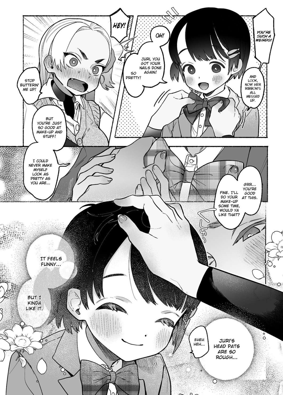 [Tama Land (Tama no Chichi)] When Friendship Falls to Lesbian Lust | Yuujou Retsujou Yuri Hatsujou [Smokish]