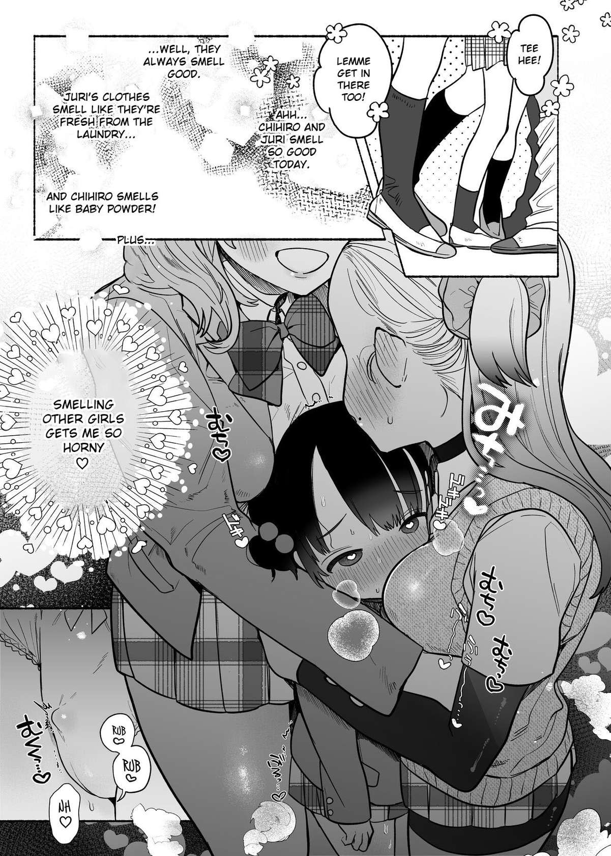 [Tama Land (Tama no Chichi)] When Friendship Falls to Lesbian Lust | Yuujou Retsujou Yuri Hatsujou [Smokish]