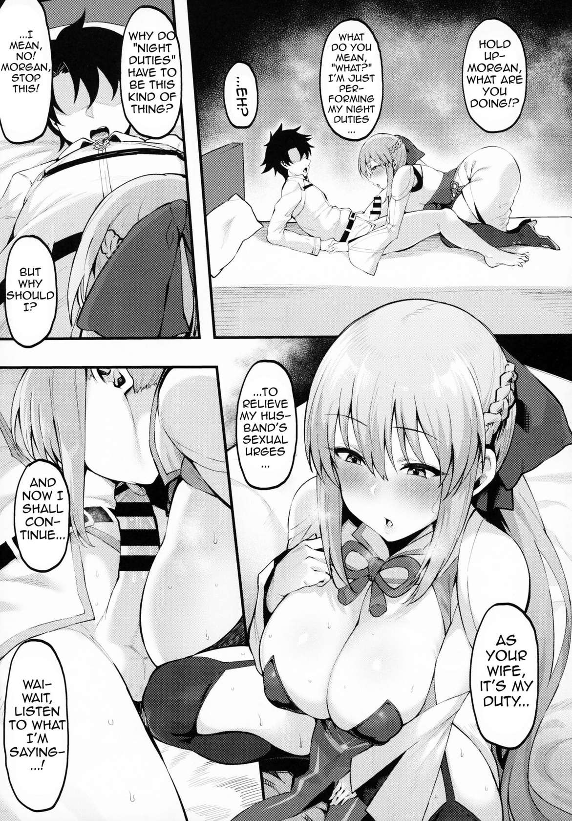 (C100) [Nazunasoft (Katsura Harufumi)] Icha Love Amaama Morgan-sama | Sweet Erotic Loving With Morgan-sama + Extra Clear File (Fate/Grand Order) [English] {Doujins.com}