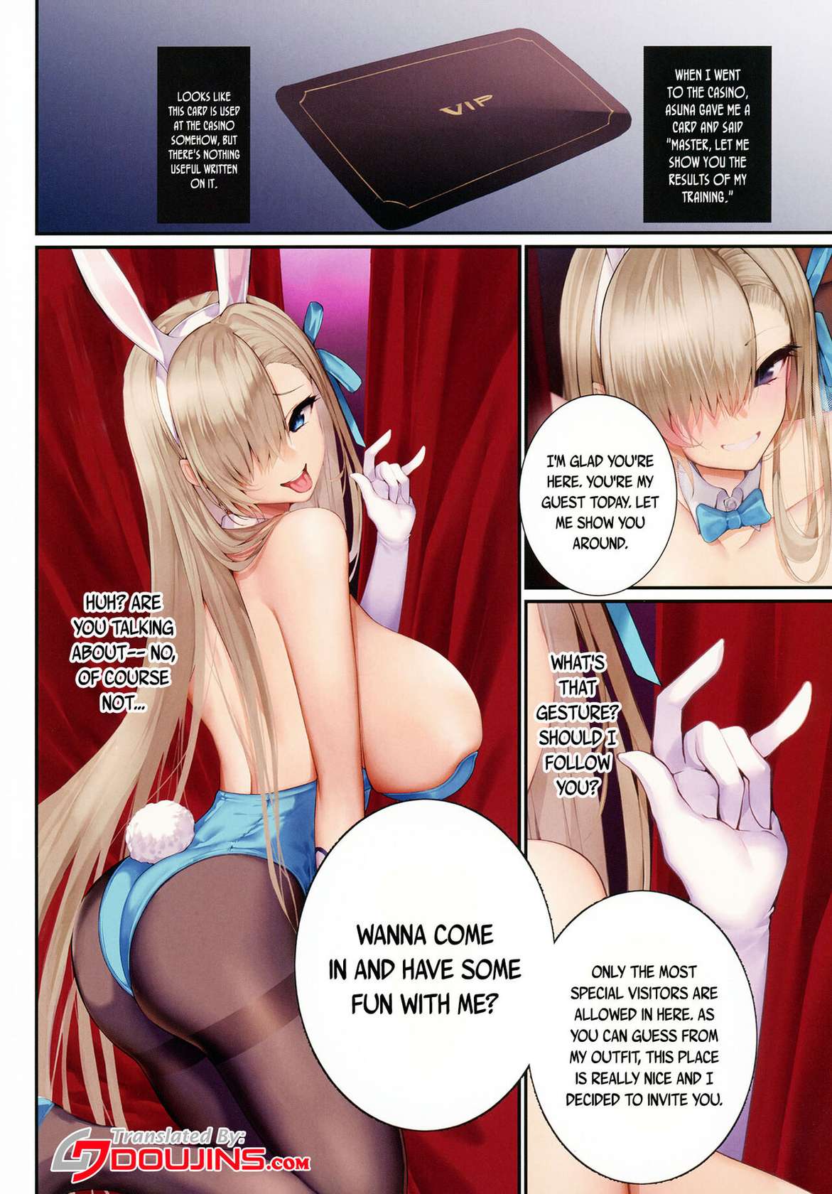 (C99) [Armadillo (Renji)] Bunny no Izanau VIP ROOM | The Bunny Seductive VIP ROOM (Blue Archive) [English] {Doujins.com} [Digital]