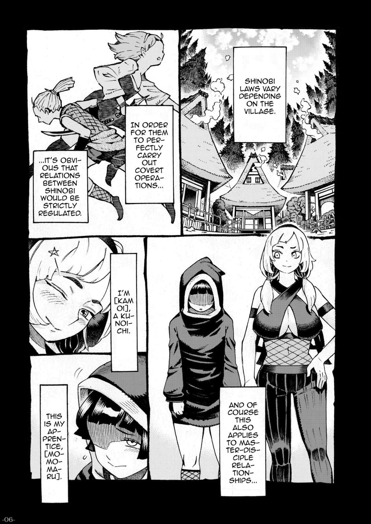 [Naivta (Nishi Yoshiyuki)] Kunoichi wa Deshi to Oshinobi de | A Kunoichi Sneaks Up On Her Disciple [English] {Doujins.com} [Digital]