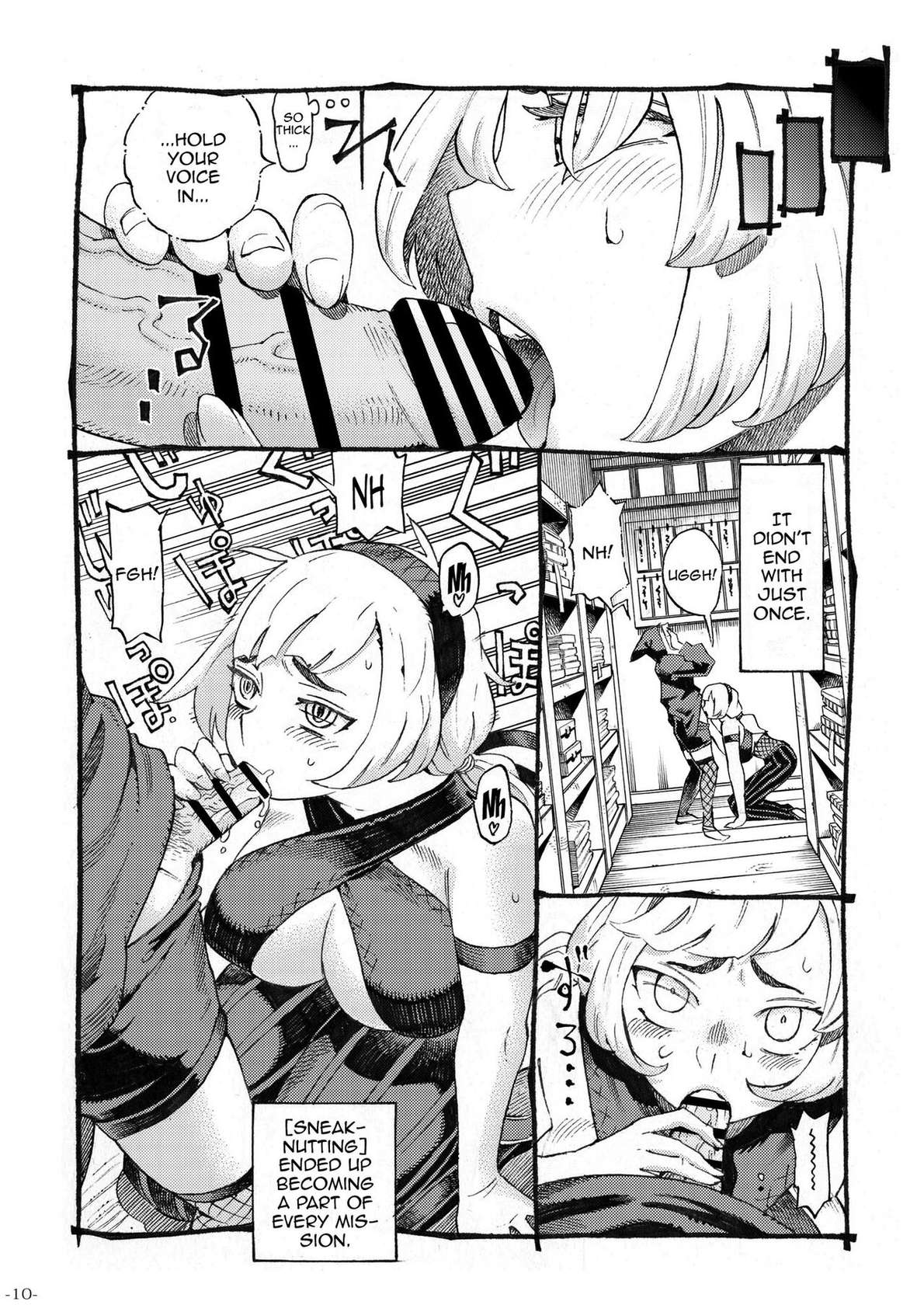 [Naivta (Nishi Yoshiyuki)] Kunoichi wa Deshi to Oshinobi de | A Kunoichi Sneaks Up On Her Disciple [English] {Doujins.com} [Digital]