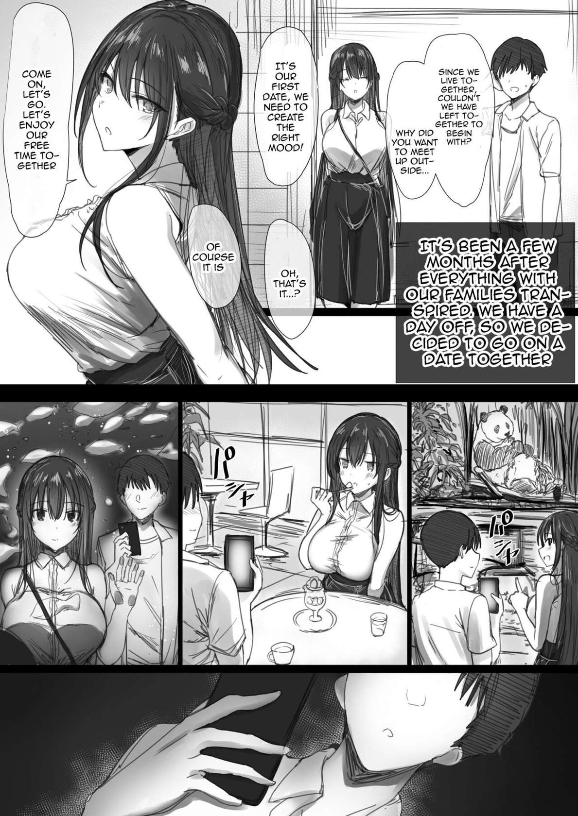 [Hari Poteto] Ki ga Tsuyoi Seiso na Hitozuma Reijou ga Netorareru made no Ichibu Shijuu II | The Whole Story of How a Neat and Proper Strong Willed Young Housewife Ended Up Doing NTR II [English] {Doujins.com}