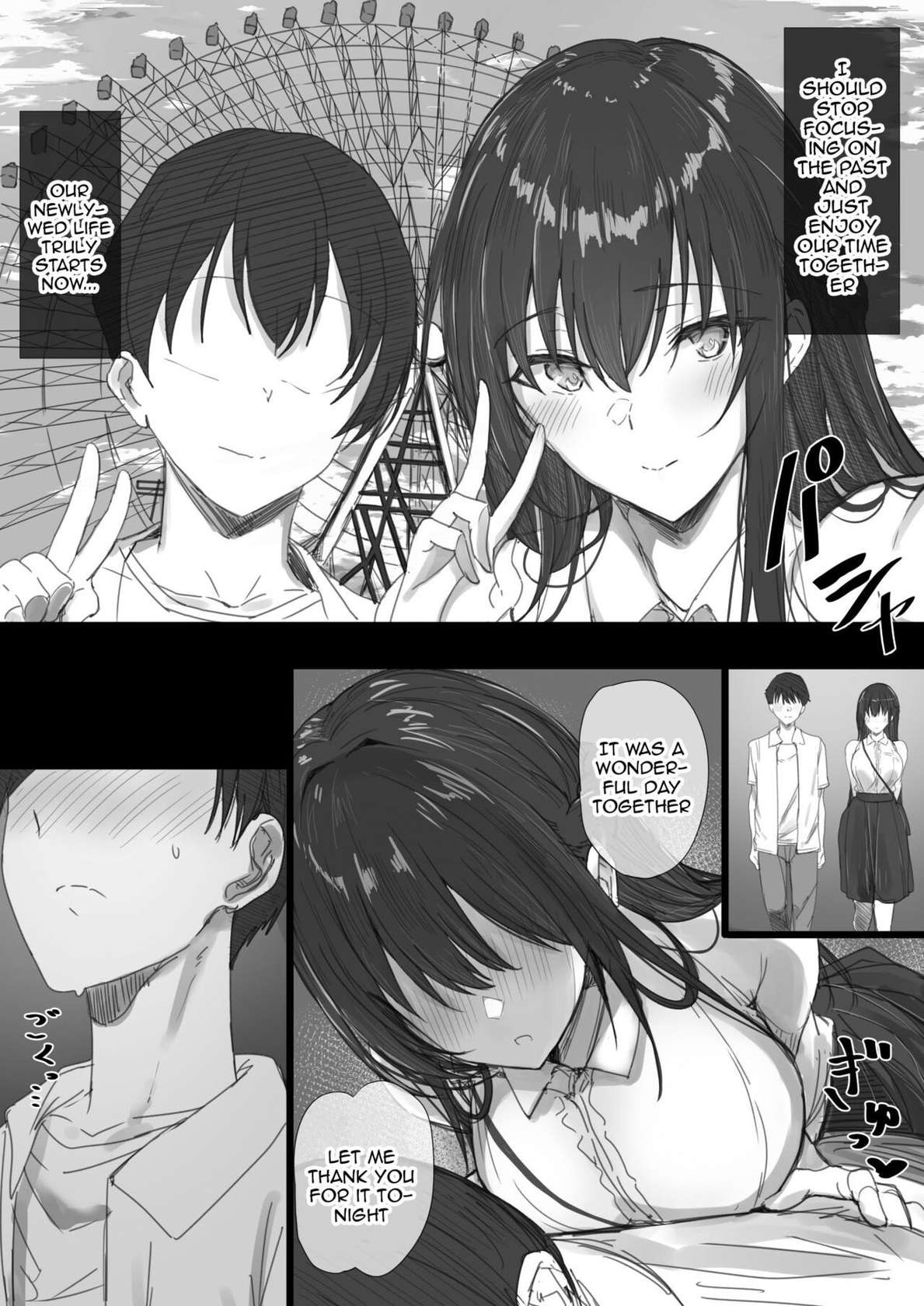 [Hari Poteto] Ki ga Tsuyoi Seiso na Hitozuma Reijou ga Netorareru made no Ichibu Shijuu II | The Whole Story of How a Neat and Proper Strong Willed Young Housewife Ended Up Doing NTR II [English] {Doujins.com}