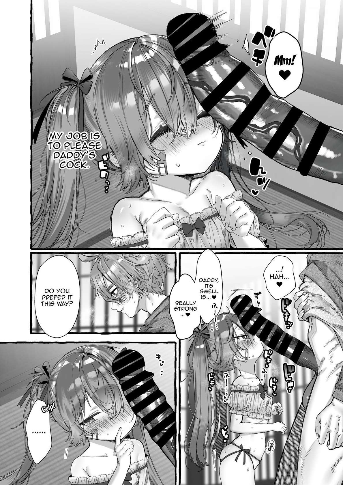 [Yurushite Ochinti Kyo (Yuruchin Kyouso)] Papa ni Seieki Marking sareru to Kimochi Yoku nacchau Musume | The Daughter Who's In Pleasure From Getting Marked With Her Daddy's Sperm (Touken Ranbu) [English] {Doujins.com} [Digital]