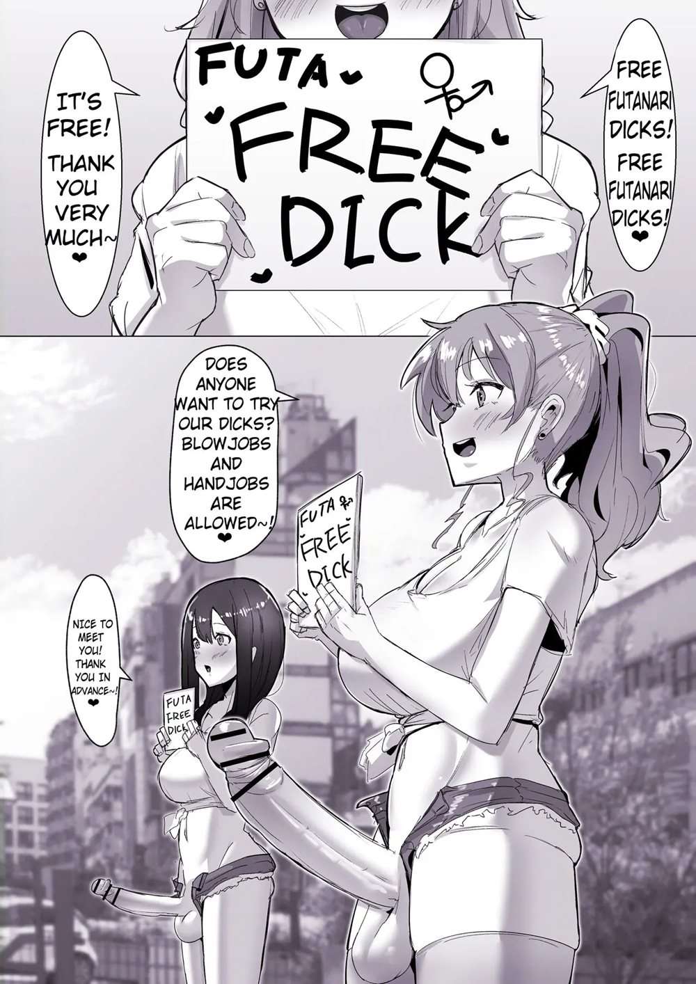 Futanari Neighborhood Free Dick [Oneshot]