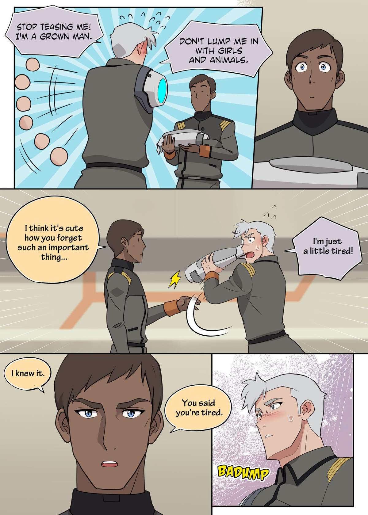 [halleseed] Captain, You’re so CUTE! (Voltron: Legendary Defender) [英語]