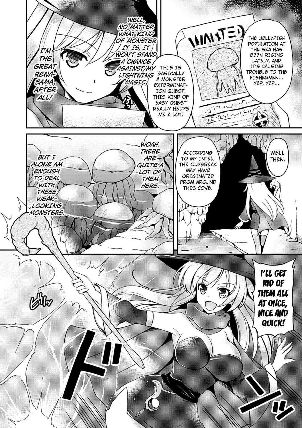 [Tenro Aya] Mahoutsukai Rena no Haiboku (the defeat of rena the sorcerer) (2D Comic Dengeki Seme ni Zecchou Acme suru Heroine-tachi Vol. 2) [English] [Kuraudo] [Digital]