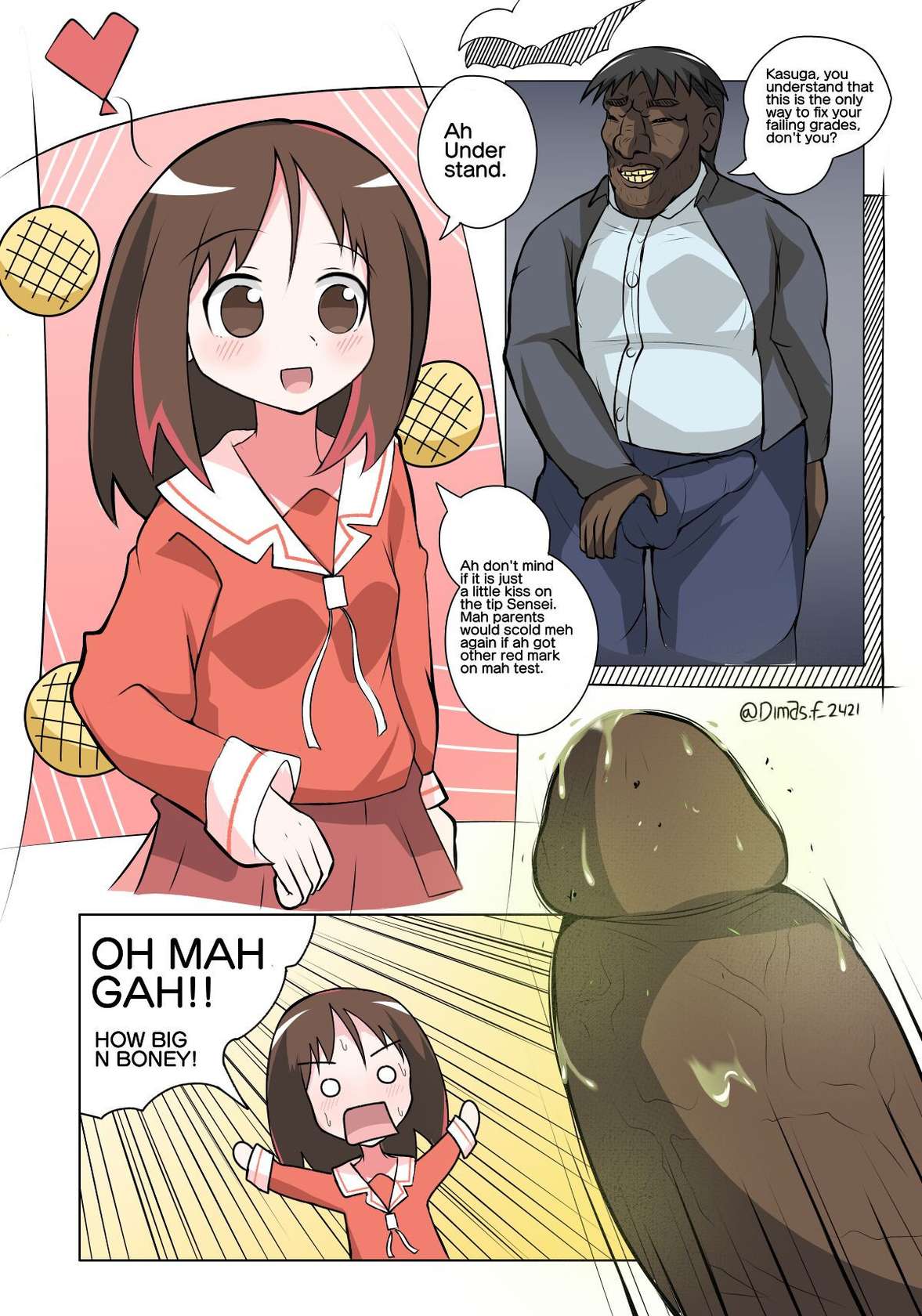 [DimasF_2421] Osaka's first time NTR (Azumanga Daioh)