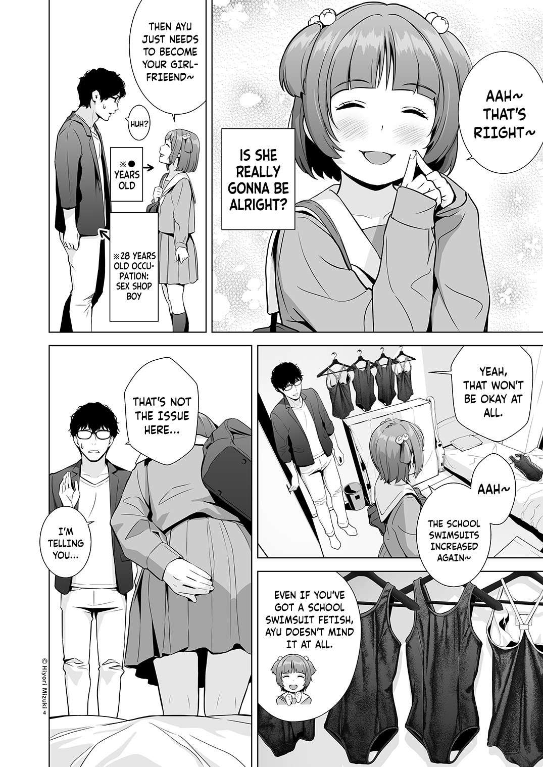 [Hiyorimi no Sora (Hiyori Mizuki)] Senobi Shoujo to Icha Love Seikatsu ~Amano Ayu Zenpen~ | My Lovey Dovey Daily Life With My Growing Girlfriend ~Amano Ayu Part 1~ [English] {Doujins.com} [Digital]