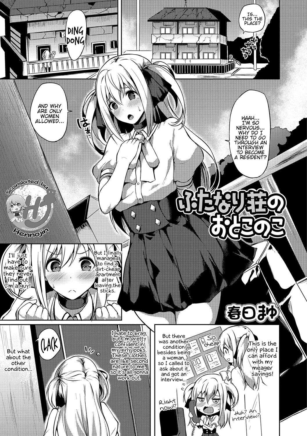 [Kasuga Mayu] Futanari-sou no Otokonoko ch.1-6 (Futanari Friends! ch.1-6) [English] {Hennojin}