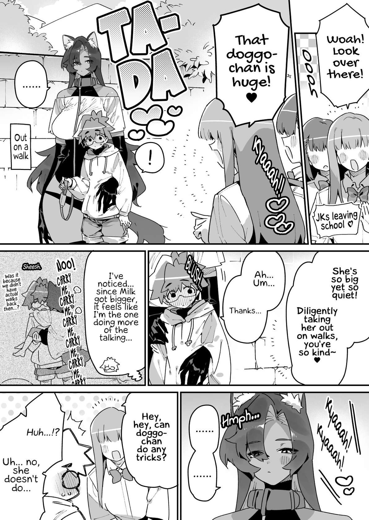 [Gyuutan Teishoku e no Koi (Chomoran)] That Deal Where A Beastgirl Grows Bigger Than The Master Who Raised Her | [English]