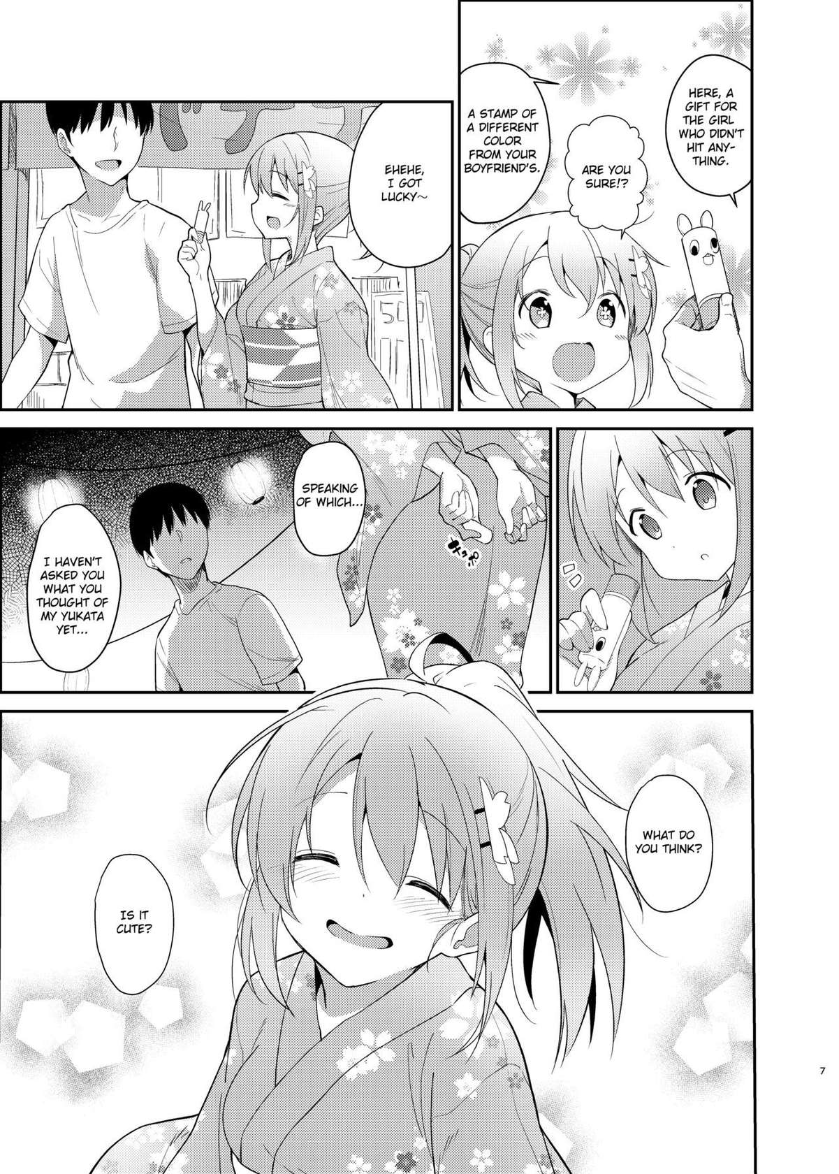 [Sekine (Sekine Hajime)] Gochuumon wa Kokoa to Yukata desu ka? - is the order a cocoa and yukata? (Gochuumon wa Usagi desu ka?) [English] {DSC} [Digital]