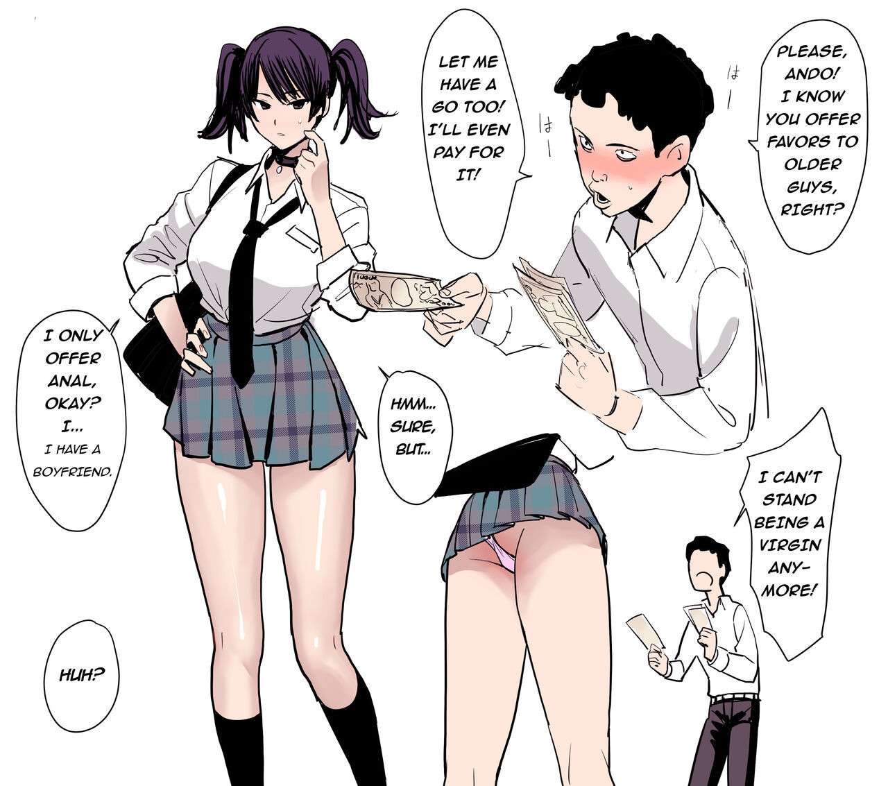 [Velzhe] JK no Anal de Doutei wo Sotsugyou Shitai Dake no Jinsei Datta | All I Wanted in Life was to Lose my Virginity in a High School Girl's Ass [English] [Spunktimmy]