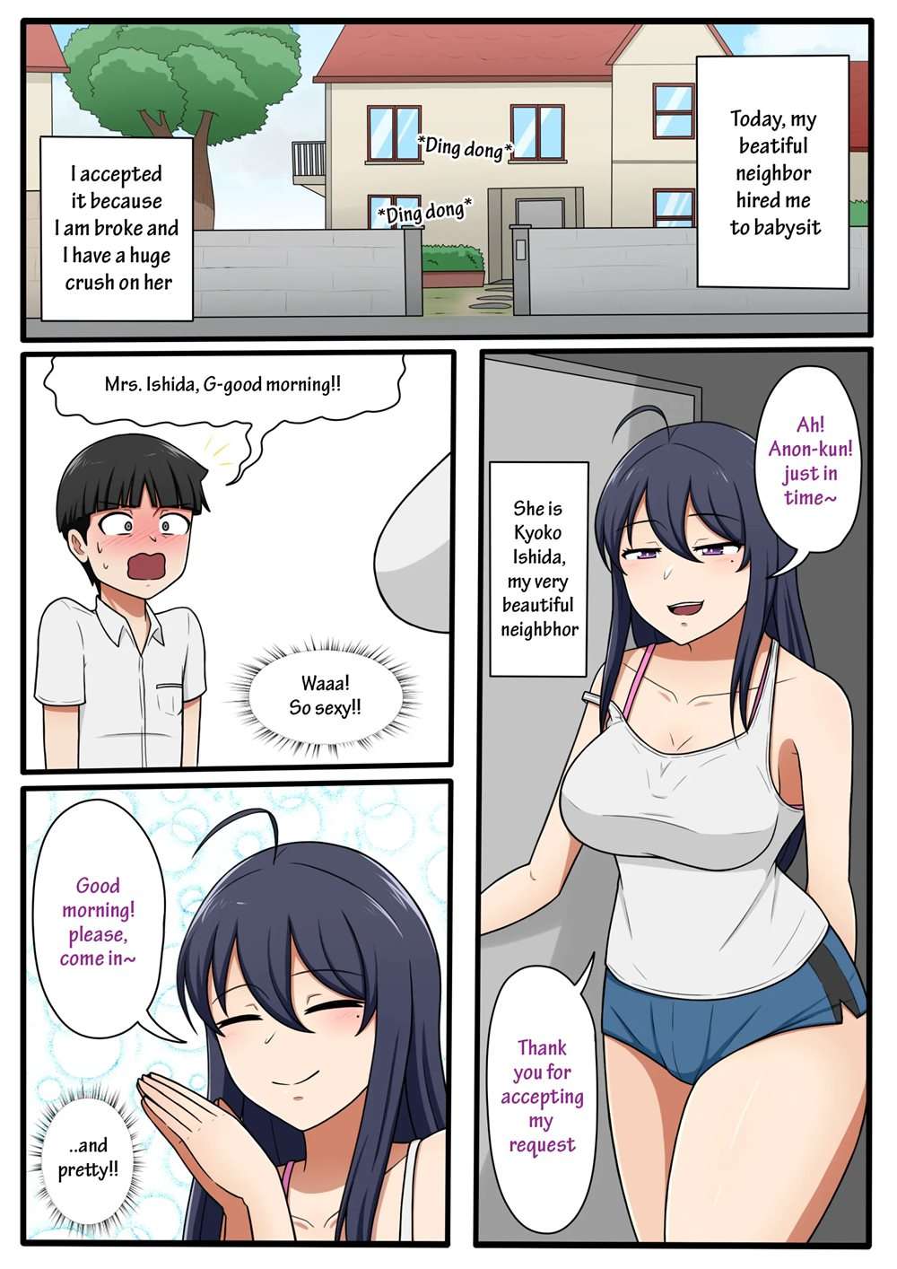 My Beautiful Neighbor Kyoko-san [Oneshot]