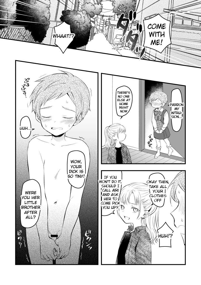 [Hirota Shimaguni] Josou o Imouto no Tomodachi ni Mirarete Morashichau Otokonoko | A Boy Who Wet Himself When He Was Seen Crossdressing by His Little Sister's Friend [English] {Chin²}