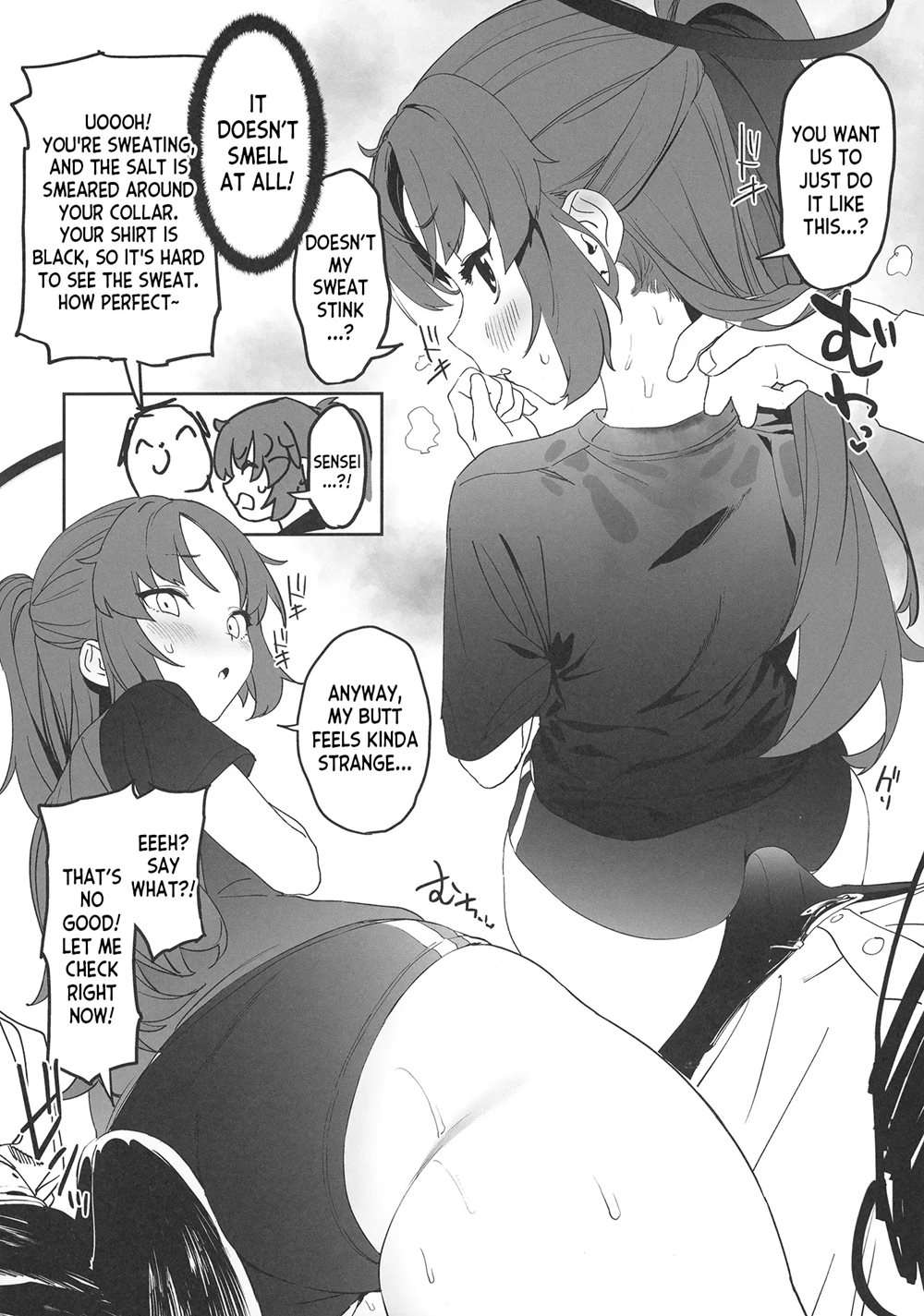 Shimi Ase Yuuka No Mure Momo Manko [Oneshot]