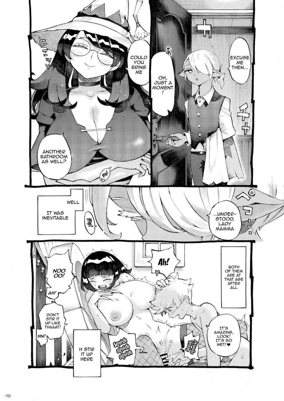 [Naivta (Nishi Yoshiyuki)] Majo wa Kekkyoku Sono Kyaku to 4 ~Mama Hen~  The Witch Ended Up 4... ~Mommy Edition~ [English] {Doujins.com} [Digital]