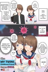 When My Twins Childhood Friend Became A Girl [Oneshot]