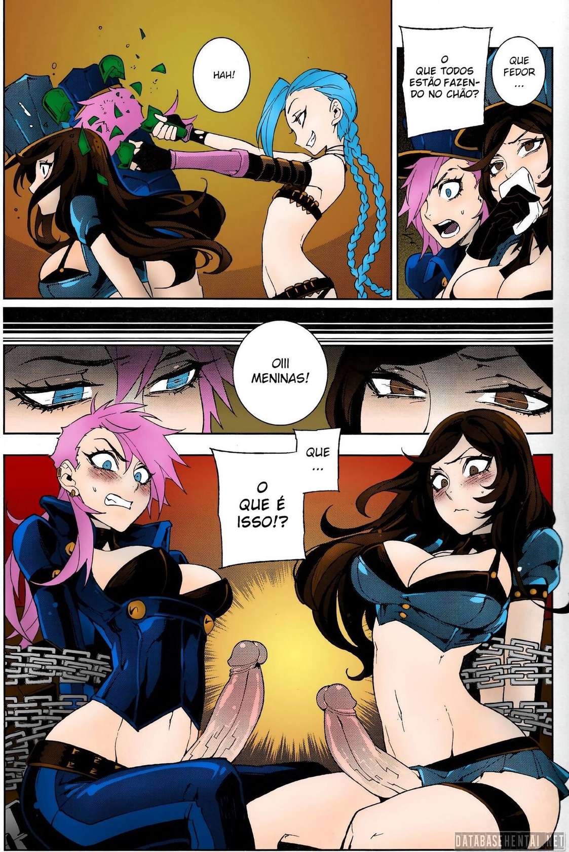 (FF23) [Turtle.Fish.Paint (Hirame Sensei)] JINX Come On! Shoot Faster (League of Legends) [Portuguese-BR] [Colorized]