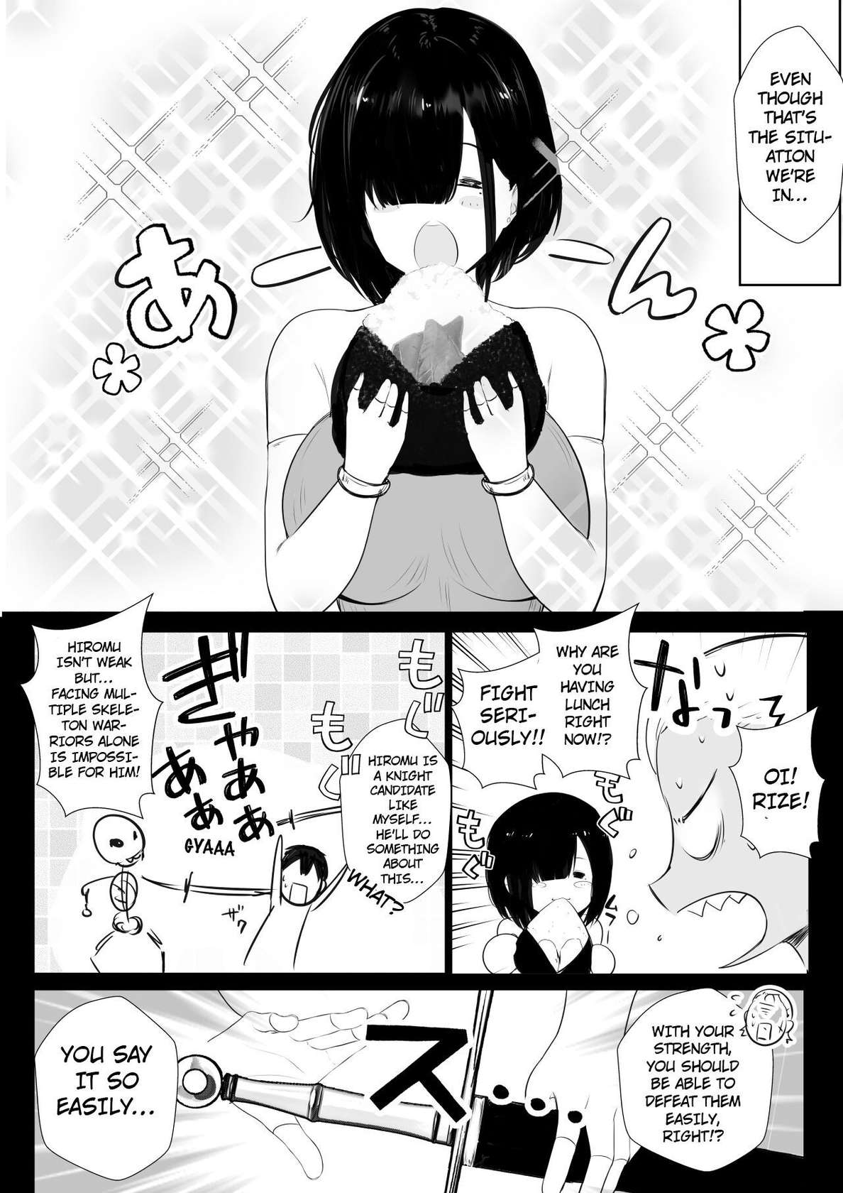 [Akirerushoujo (Akire)] Onna-kishi Rize wa Koyoi mo Maotoko ni Idakareru [English] [hardcase8translates]