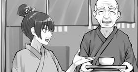 [DODOMESU3SEI] 茶店の飲兵衛娘（English Version）