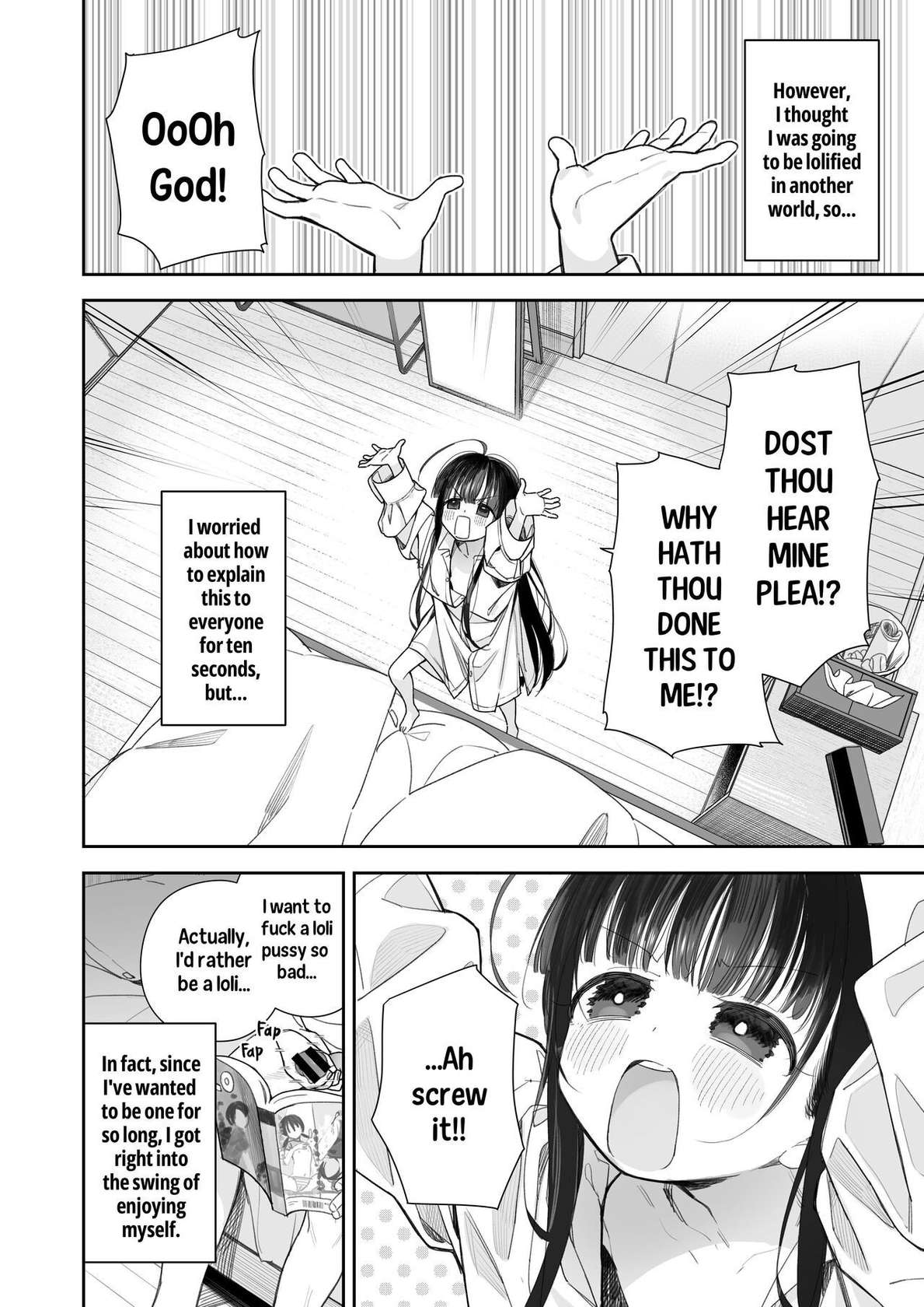 [Asunaro Neat. (Ronna)] TS Loli Oji-san no Bouken Onanie Hen | Adventures of a Guy who Turned Into a Loli! Masturbation Arc [English] [Mango Chocolate] [DLSite] [Translators Unite]