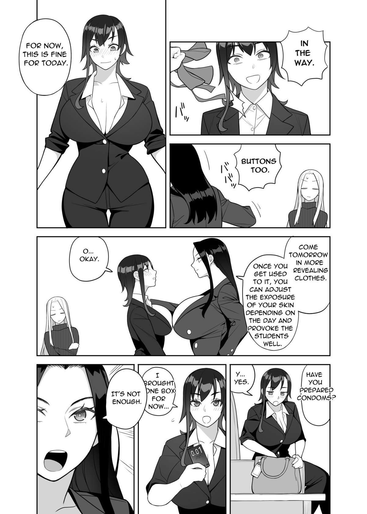 [Hidarikiki] Bakunyuu Teacher | Monster Boobs Teacher {English}