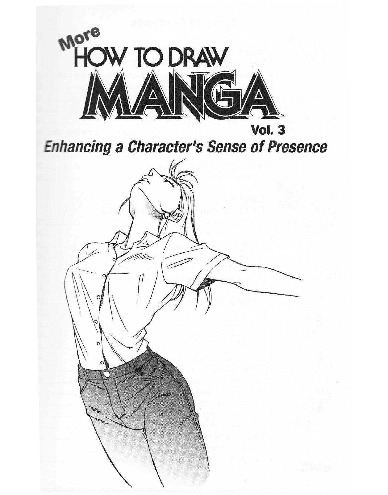 More How to Draw Manga Vol. 3 - Enhancing a Character's Sense of Presence