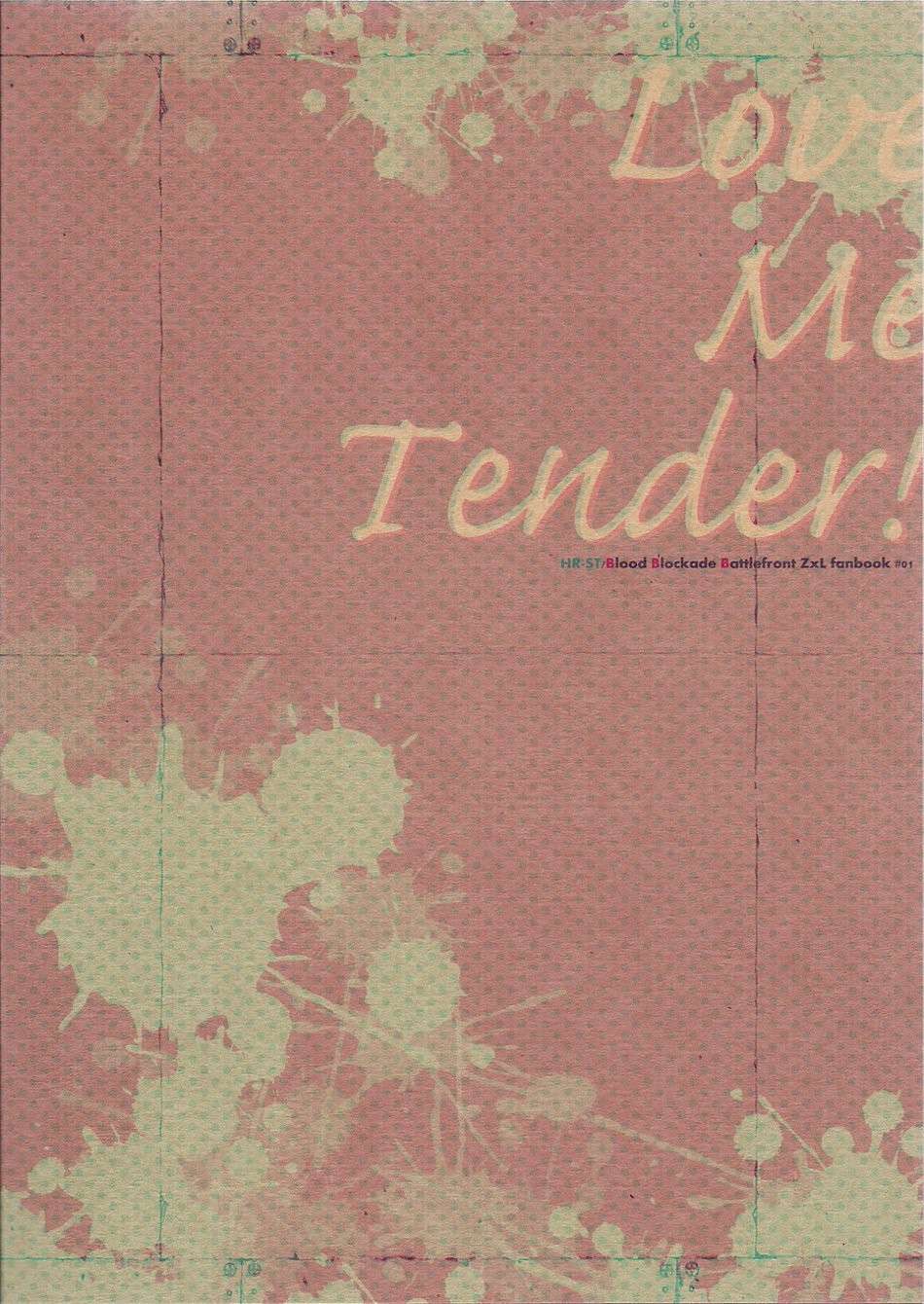 (SPARK10) [HR-ST (Taira)] Love Me Tender! (Kekkai Sensen) [English] [Chiyoko Scans]