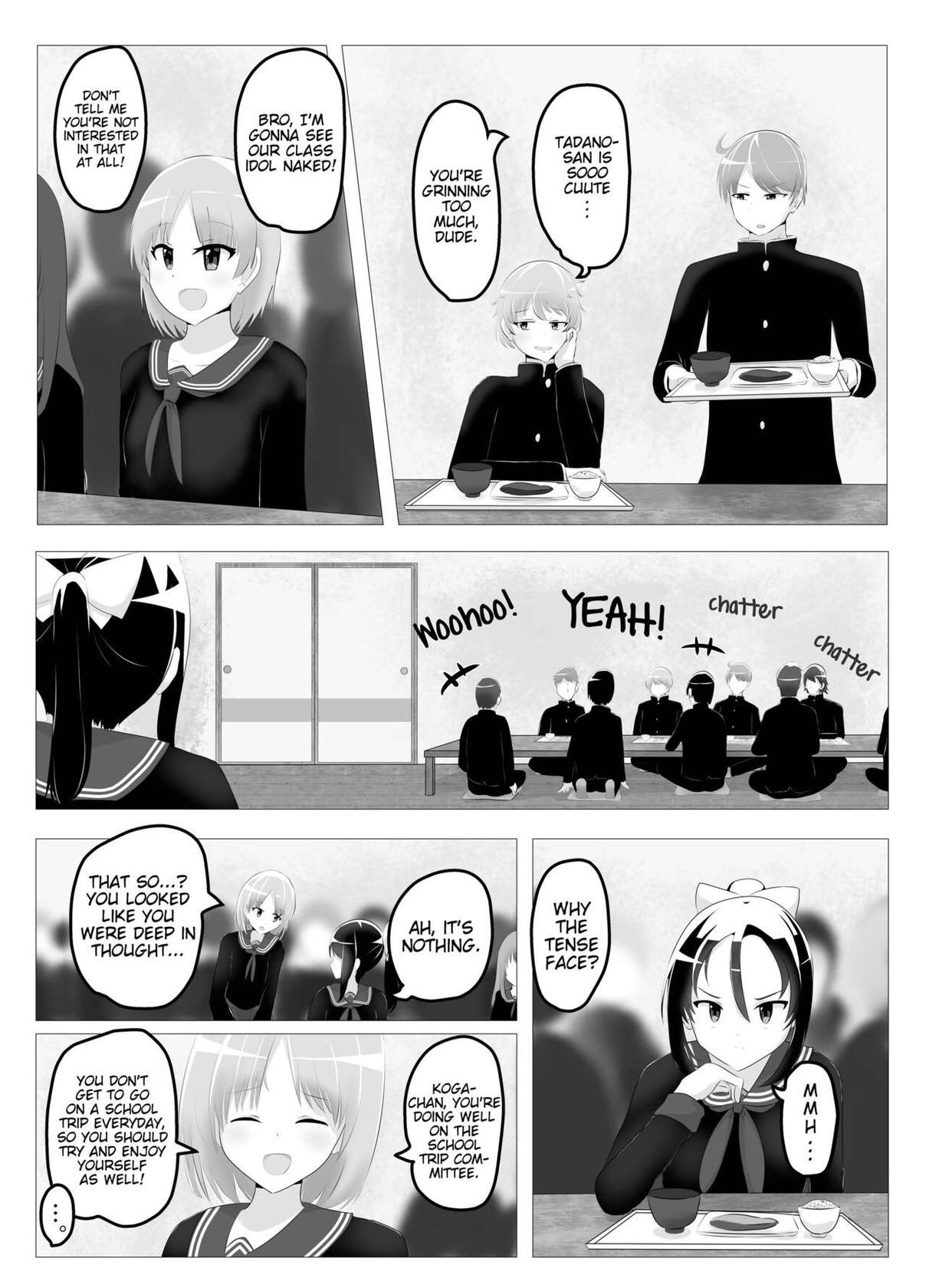 [C Hange (Hangeshō)] Bodyswapped School Trip [English] [Digital]