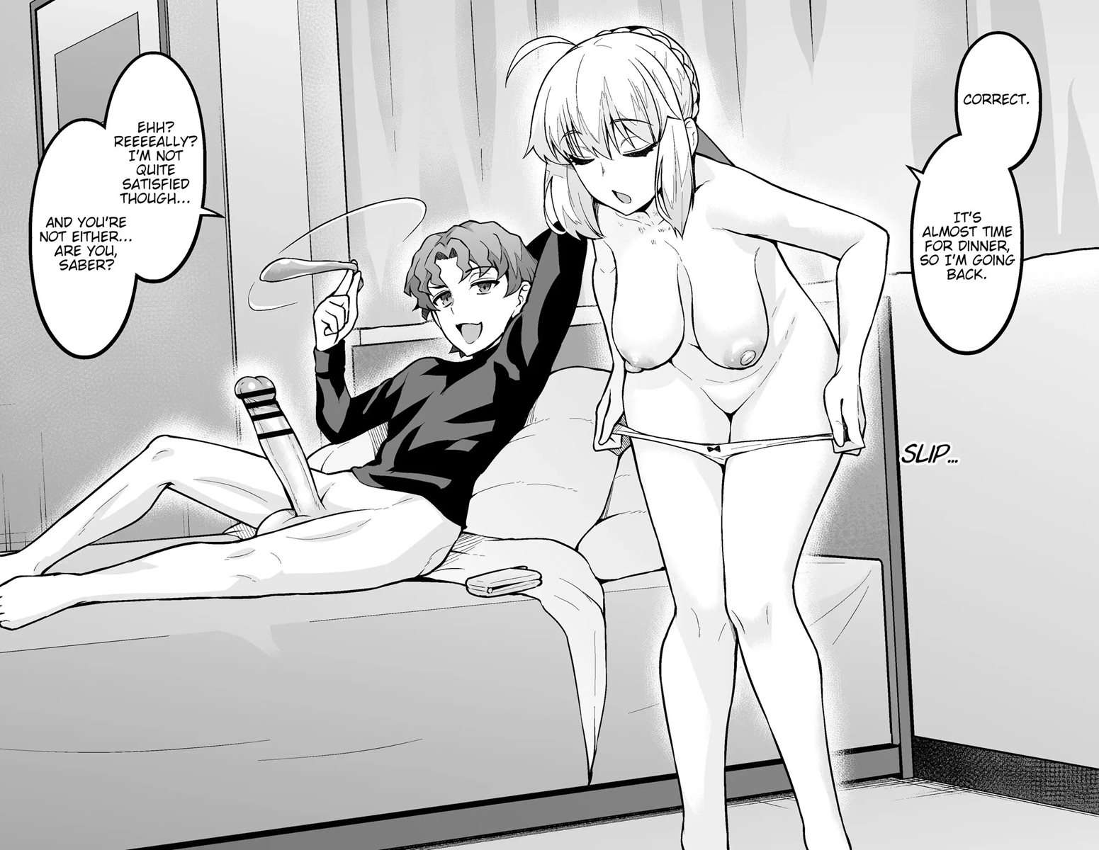 Saber, Shinji To Uwaki Sex Suru [Oneshot]