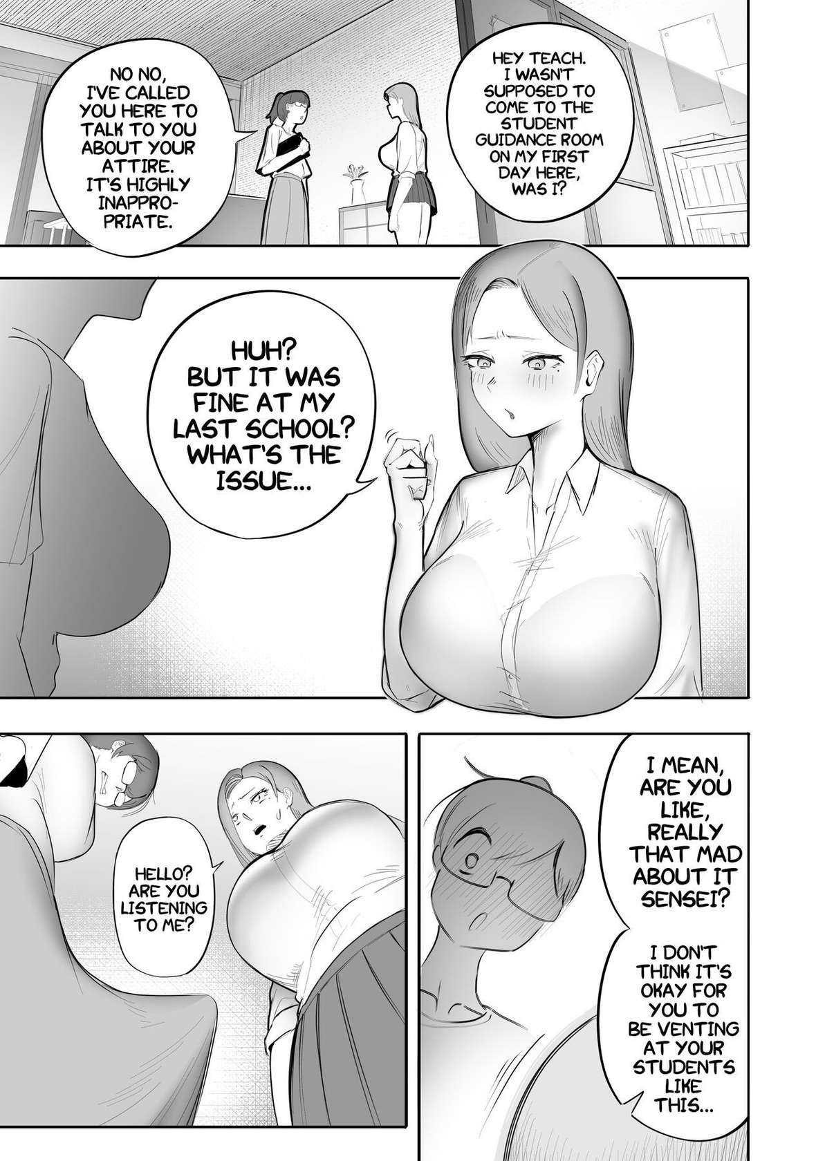 [Flat Rurit (Taira Rurit)] An Erotic Gal That Gets Female Teachers Erect [English] [Mr_Person Translation]