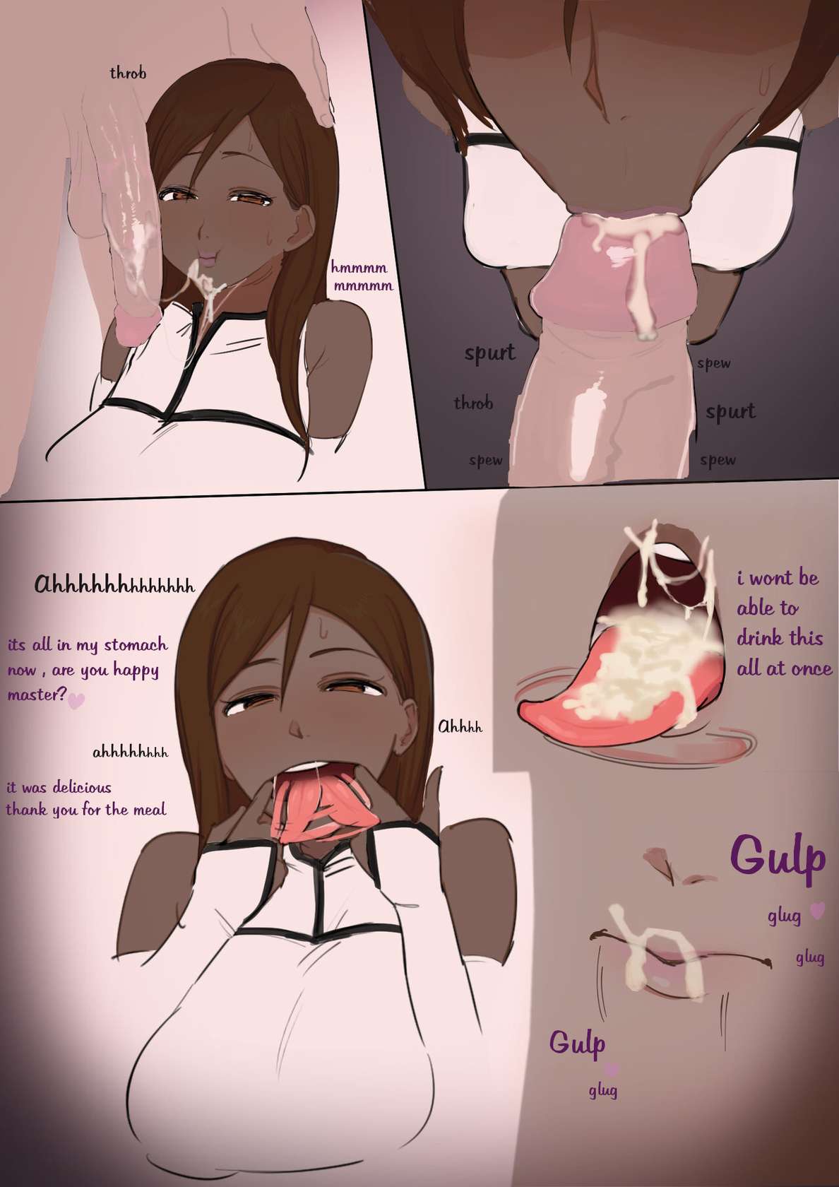 Orihime suck slave [uncensored , translated and bleached]