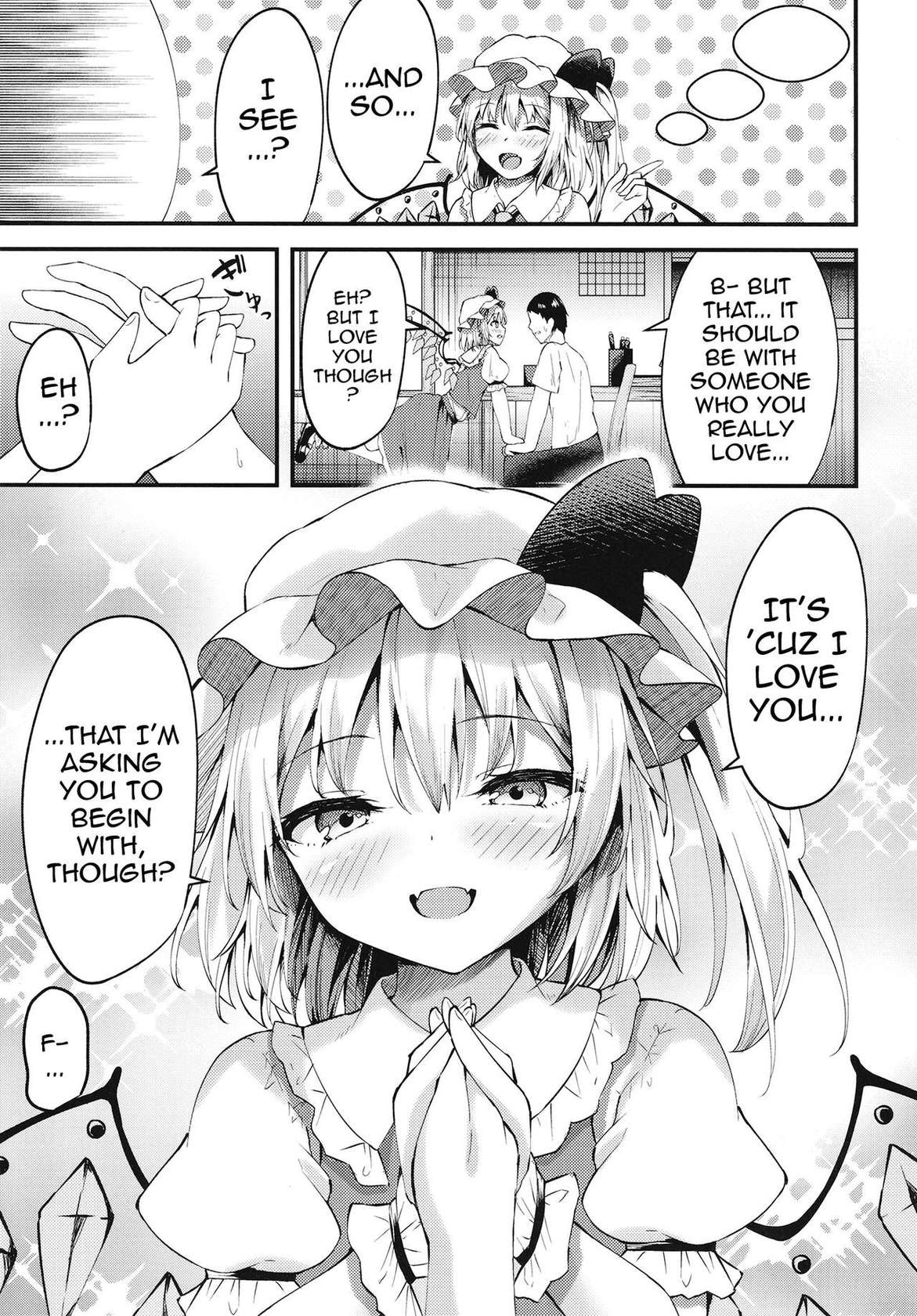 [Tsukuten (Madoka Tsukumo)] Sakusei Little Flan-chan | Little Flan-chan Semen Wringing (Touhou Project) [English] {Doujins.com} [Digital]