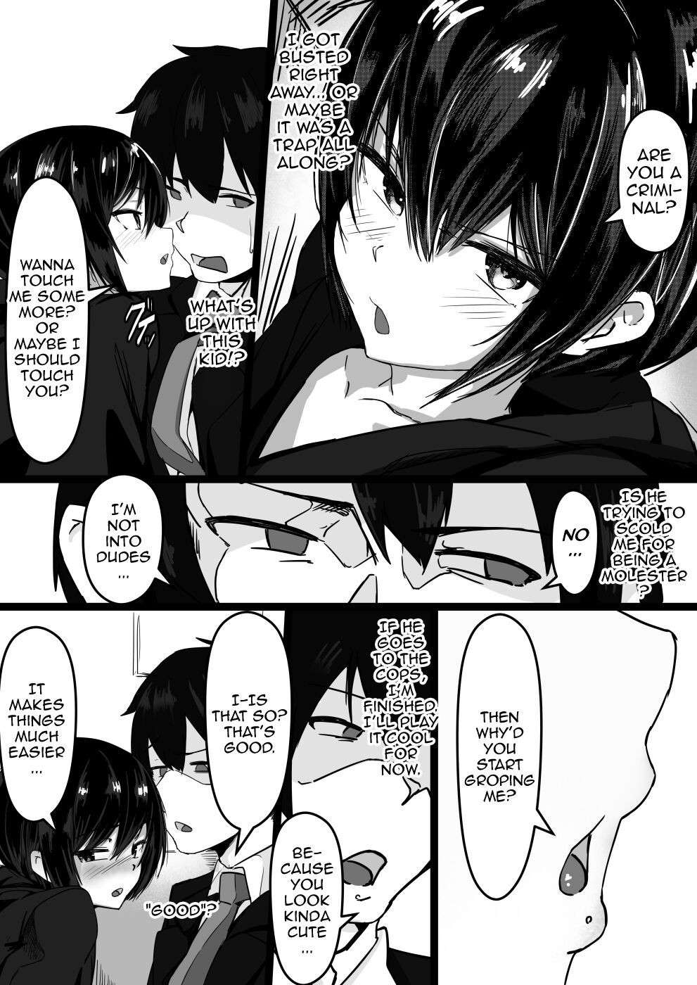 [Shirabe Shiki] Jaa, Shabutte Ii desu ka? | Can I Suck You Off, Then? [English] {Doujins.com}