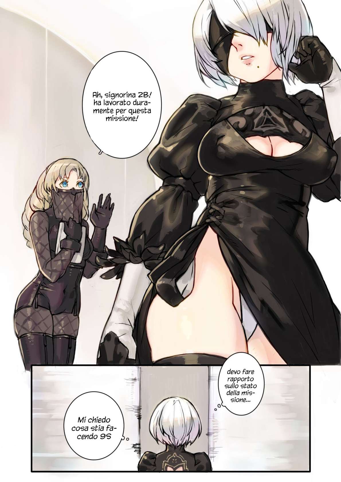 [Aoin no Junreibi (Aoin)] 9S2B (NieR:Automata) [Italian] [SevenTranslations]