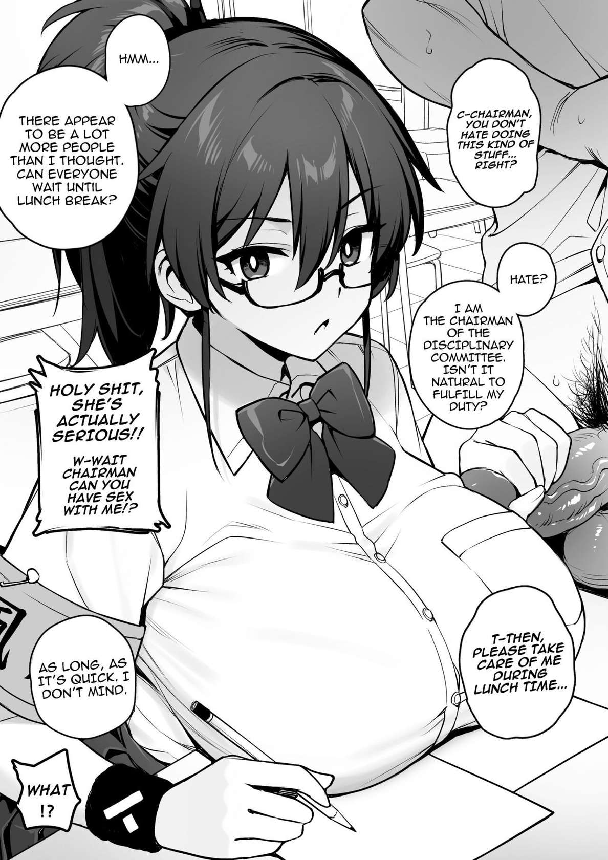 [TRY] Rumor Has It That The New Chairman of Disciplinary Committee Has Huge Breasts. [English] (Ongoing) (Updated, June 15th)