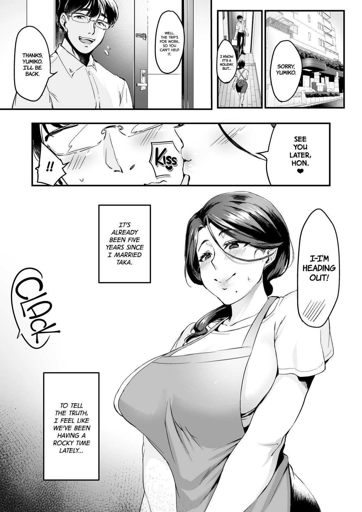 [Minamoto] I Shouldn't Have Gone To The Doujinshi Convertion Without Telling My Wife [English] [Chap.1 to 3 + Divorced with a child 1&2]