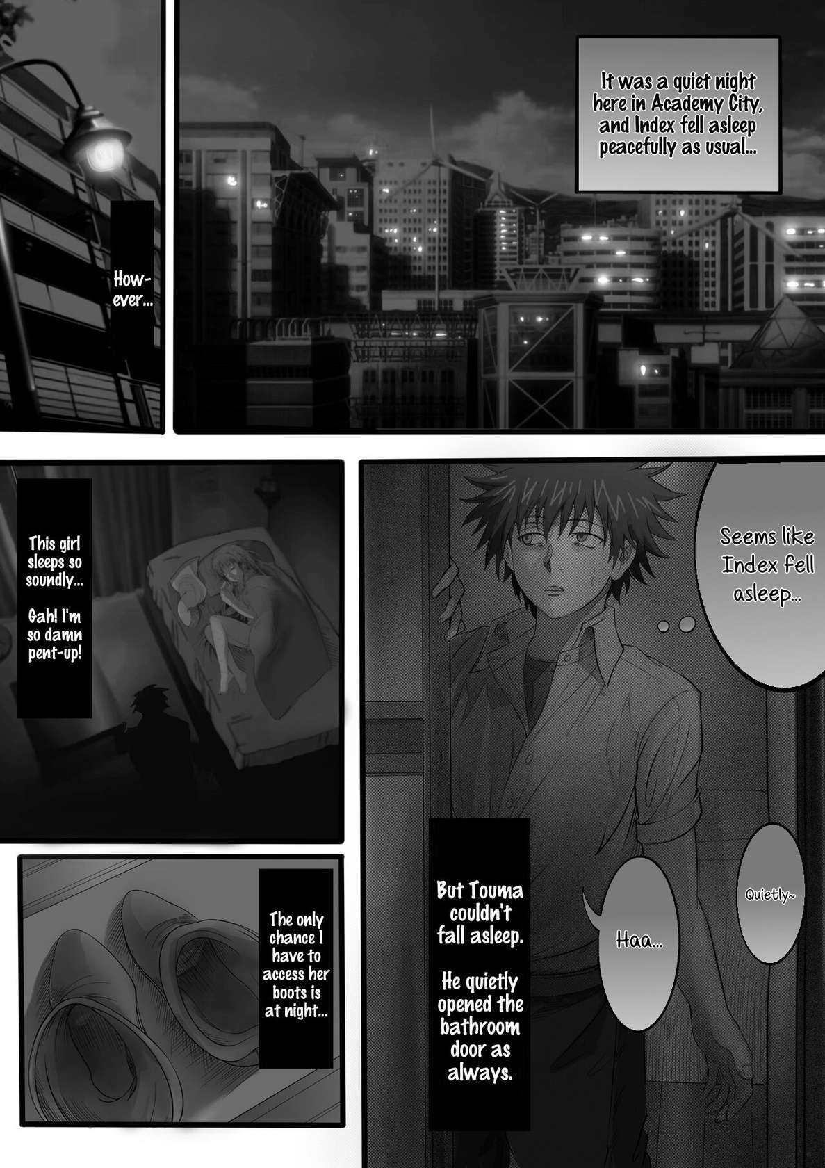 [min] The Daily Life of Index and Touma Every Night