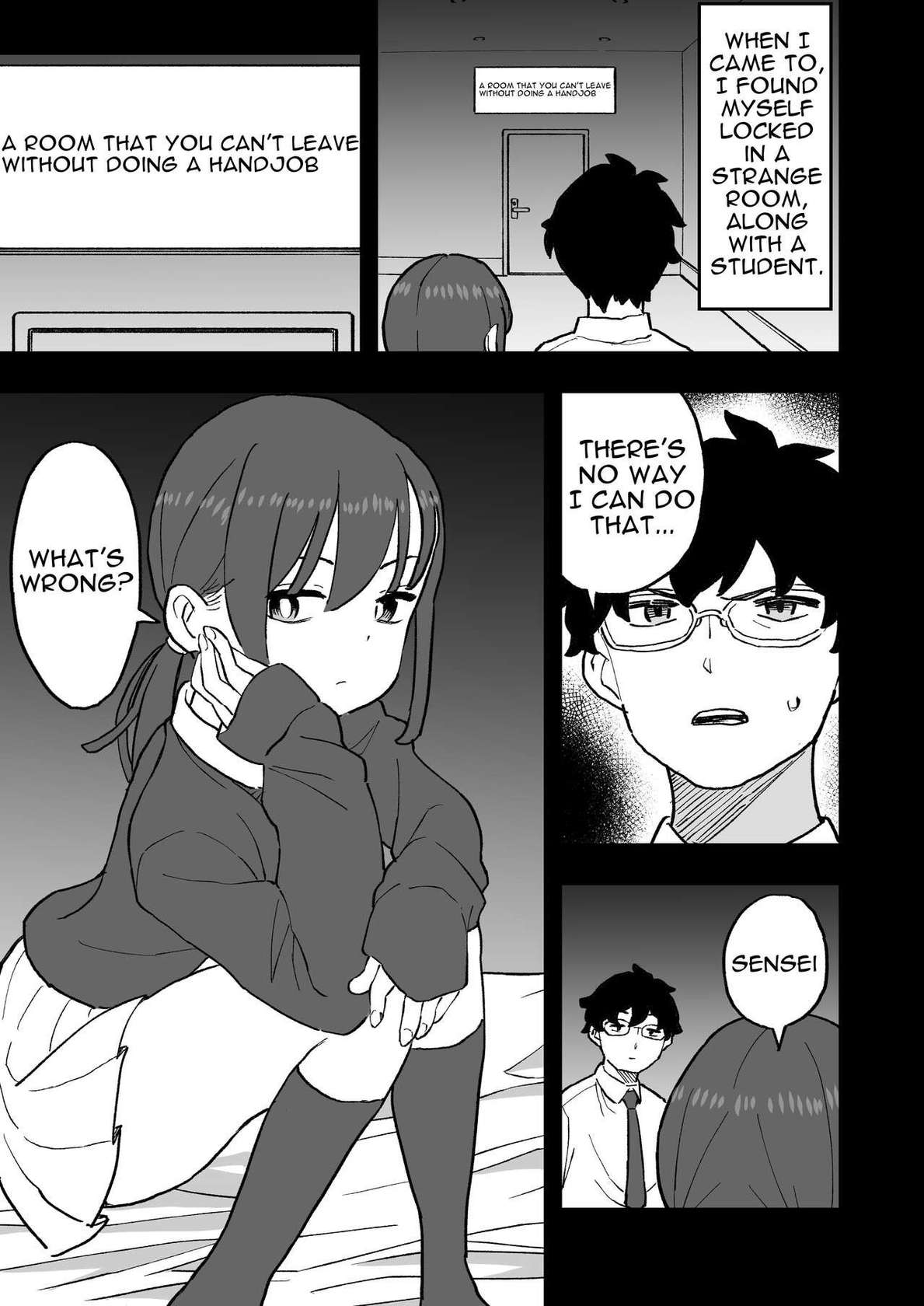 [Oroshi Ponzu] A Story About Being Locked In a Room Where You Can't Leave Unless I Do Perverted Stuff With My Apathetic, Boyfriend-Having Student [English] {Doujins.com}