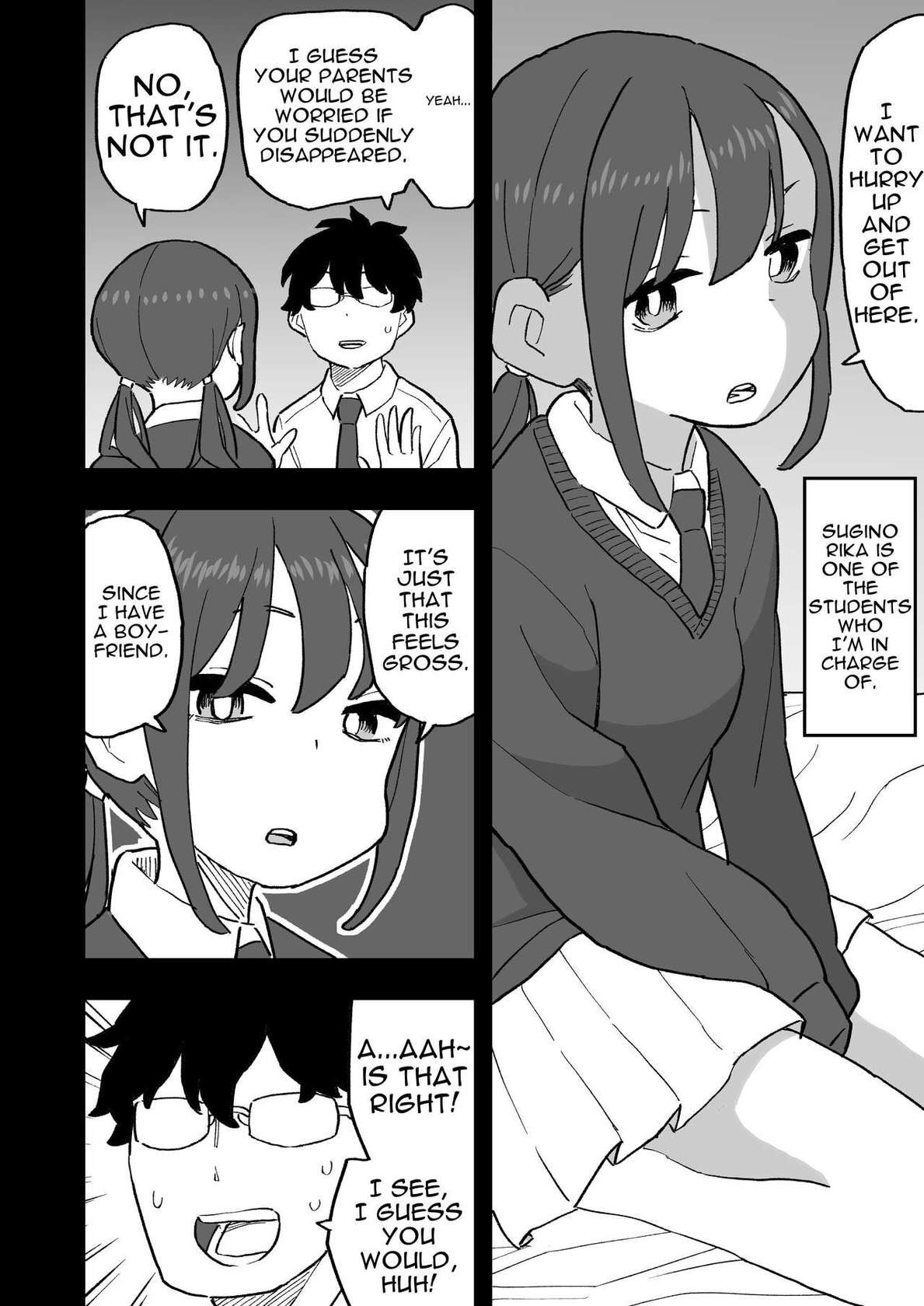 [Oroshi Ponzu] A Story About Being Locked In a Room Where You Can't Leave Unless I Do Perverted Stuff With My Apathetic, Boyfriend-Having Student [English] {Doujins.com}