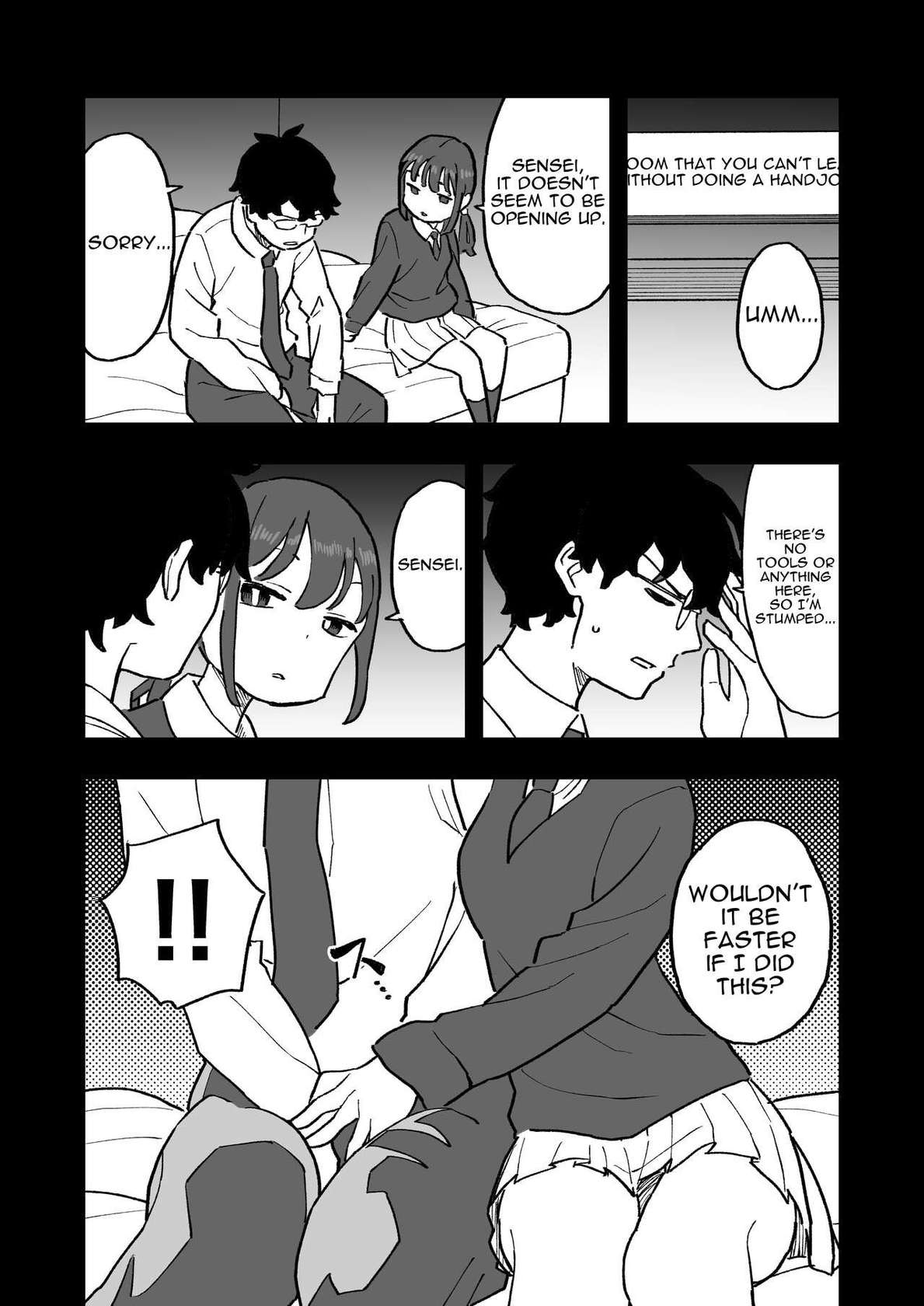 [Oroshi Ponzu] A Story About Being Locked In a Room Where You Can't Leave Unless I Do Perverted Stuff With My Apathetic, Boyfriend-Having Student [English] {Doujins.com}