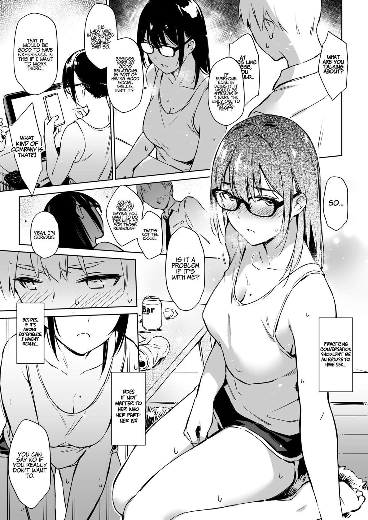 [ZEN] Sex Simulation with My Senpai Who Can't Communicate [Digital] [English] [LunaticSeibah]