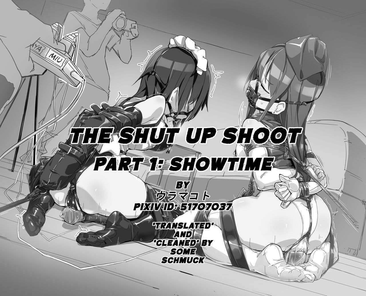 [ura_macoto] The Shut Up Shoot (Shy forced gag talk torture) [English]