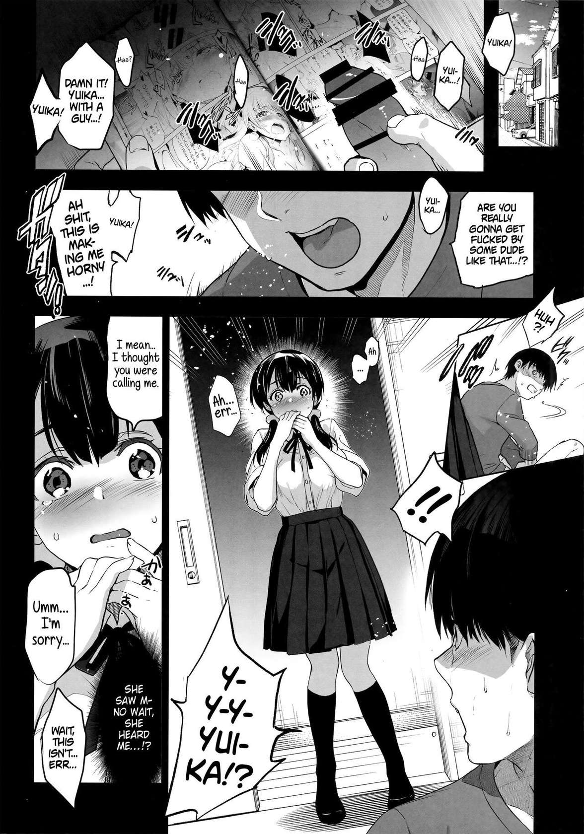 (C101) [Jingai Makyou (Inue Shinsuke)] Imouto ga Boku ni Taninboux o Okutte kuru | My Little Sister Is Sending Me Her Videos Of Getting Fucked By Strangers [English] [Kinsei Translations]